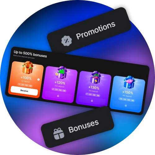 1Win regularly offers bonuses and promotions.