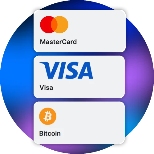 1Win offers a variety of payment methods.