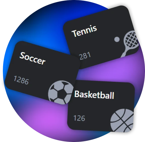 A variety of sports games at 1Win.