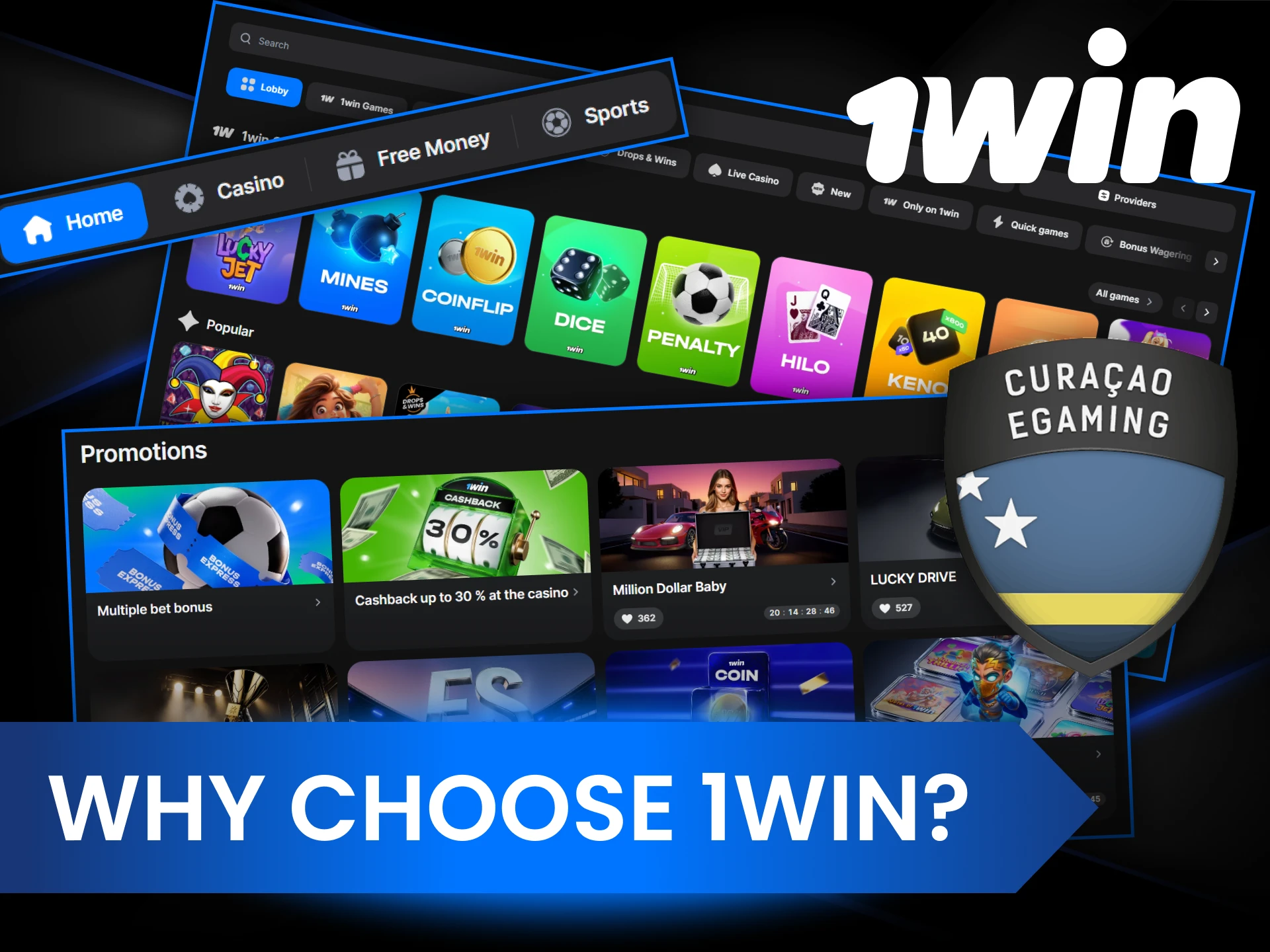 Choose 1Win for enjoyable gaming and big winnings.