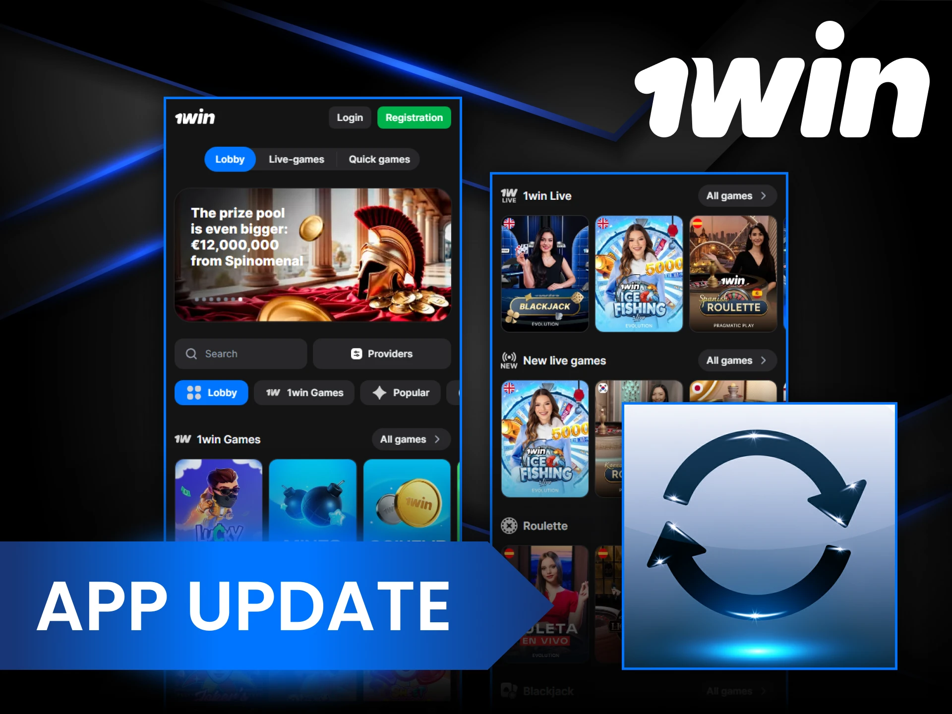 The 1Win app gets better with every update.
