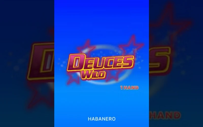 Laissez les jokers faire le travail et gagnez avec Deuces Wild sur 1Win.