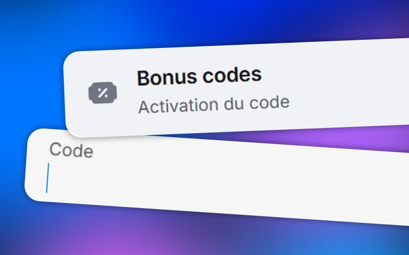 Activez le code promo sur votre compte 1Win.