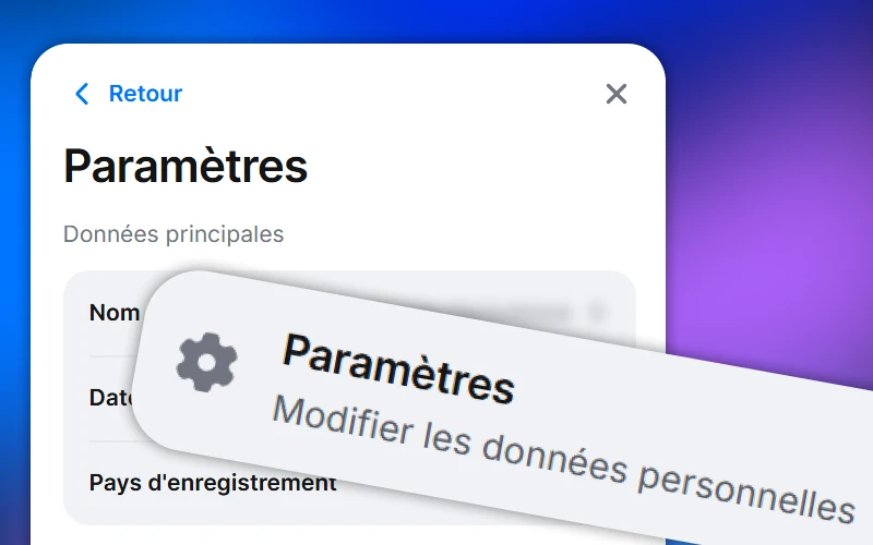 Vous pouvez modifier vos informations personnelles 1Win dans les paramètres.