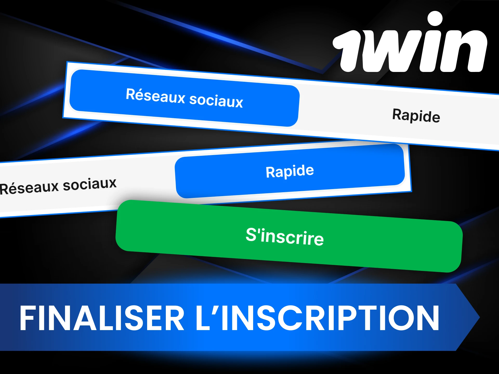 Terminez l'étape d'inscription sur 1Win.