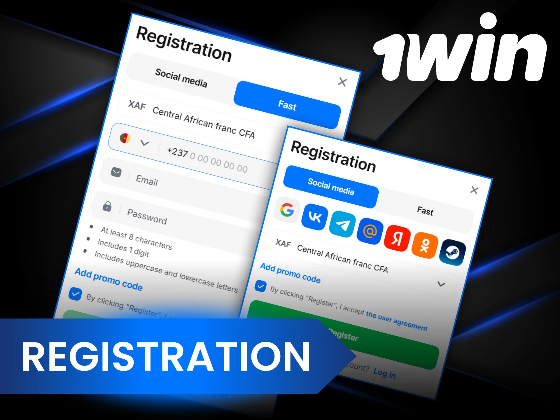 Register with 1Win now and start winning.