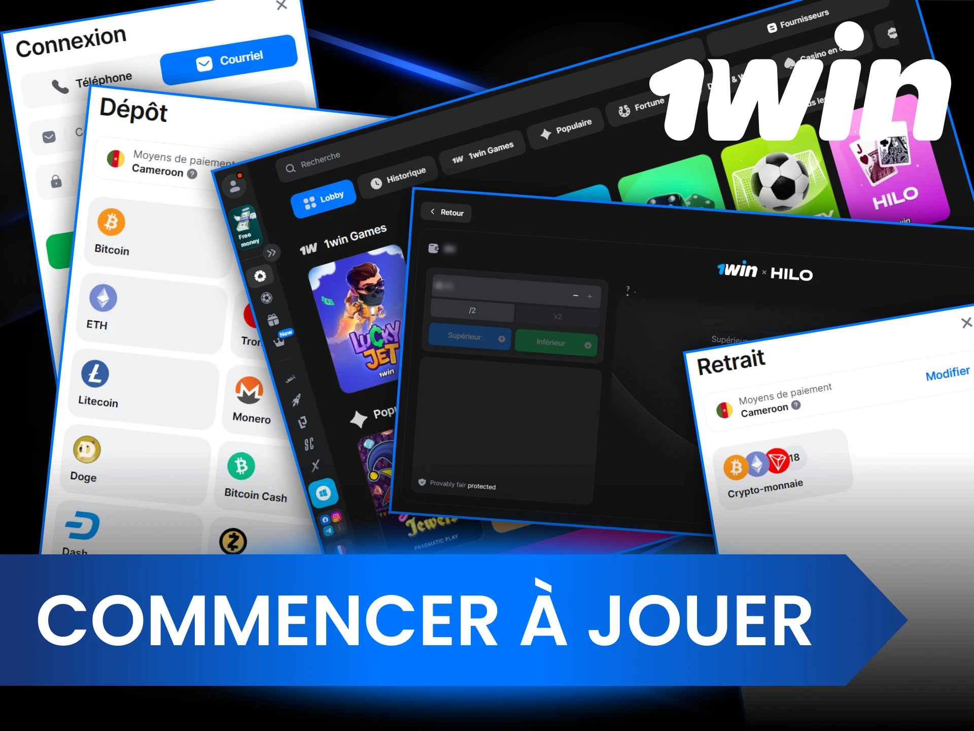 Commencez à jouer sur 1Win dès maintenant en suivant quelques étapes simples.