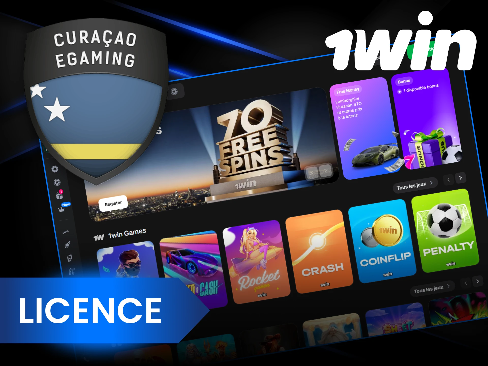 1Win est un casino officiel et agréé.
