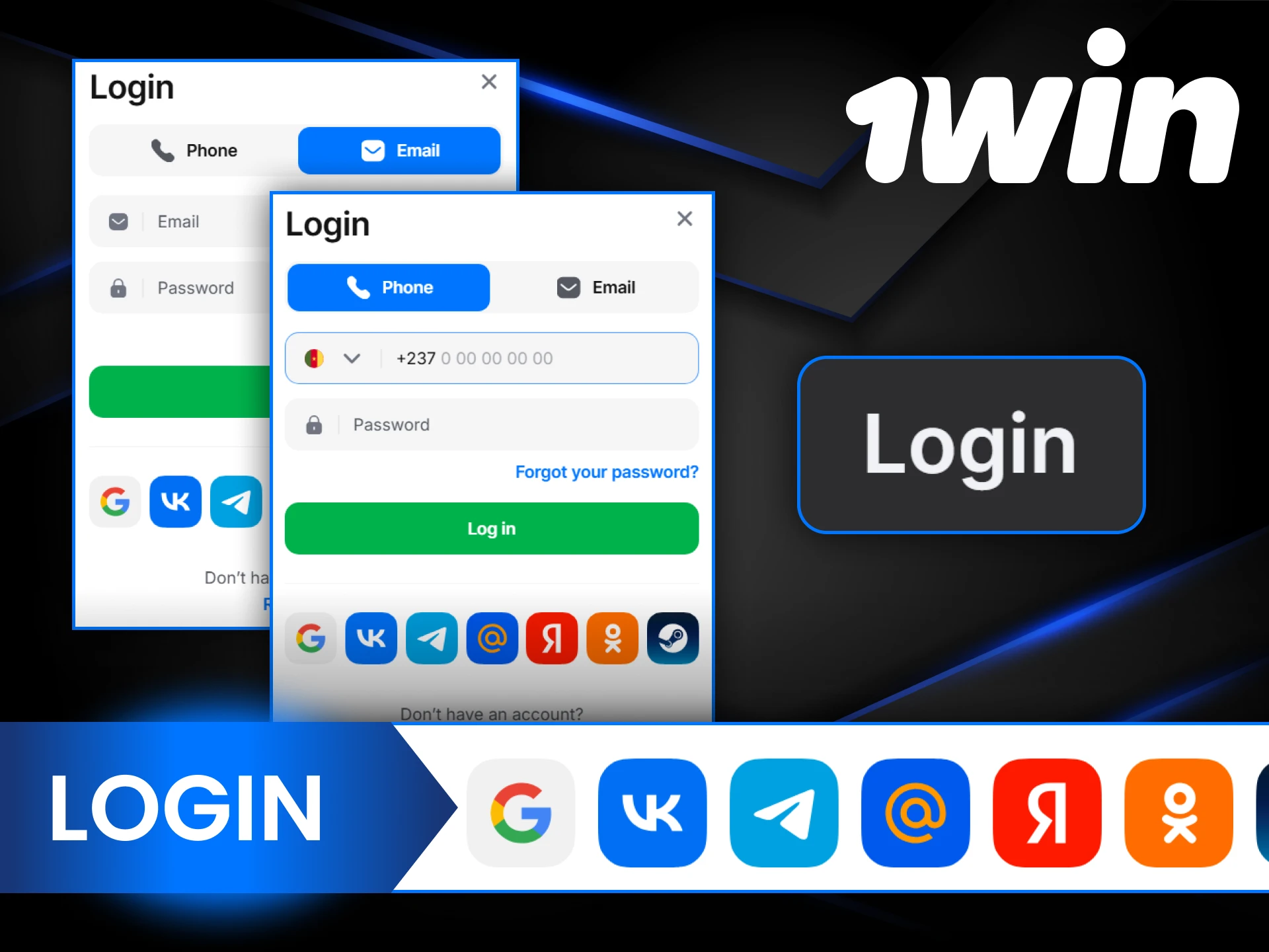 After registering with 1Win, you will have an account that you can log into.