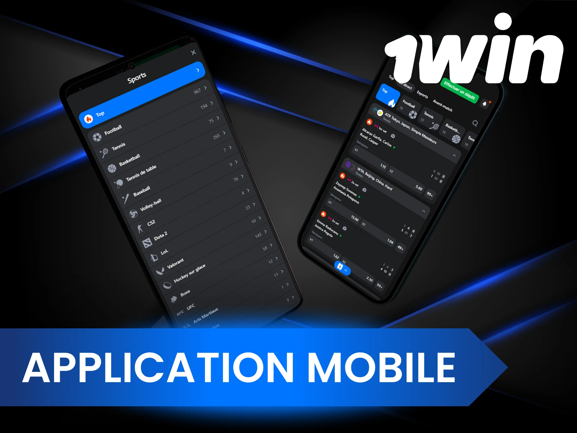 Parier sur le sport chez 1Win est encore plus simple grâce à l'application mobile.