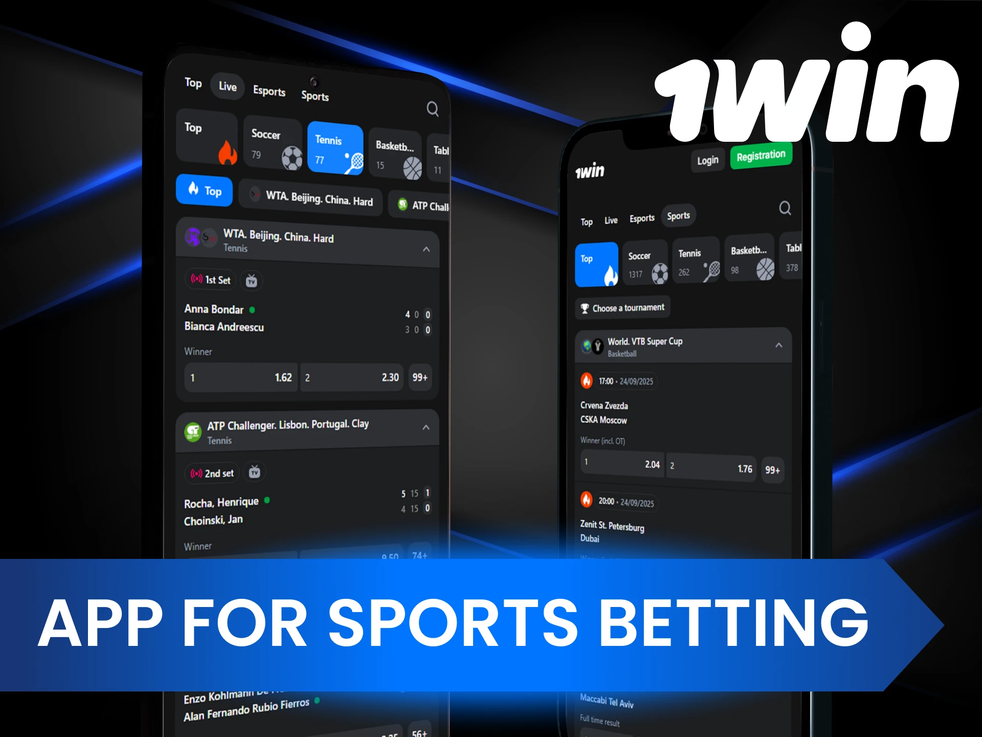 Sports betting at 1Win is even easier with the mobile app.