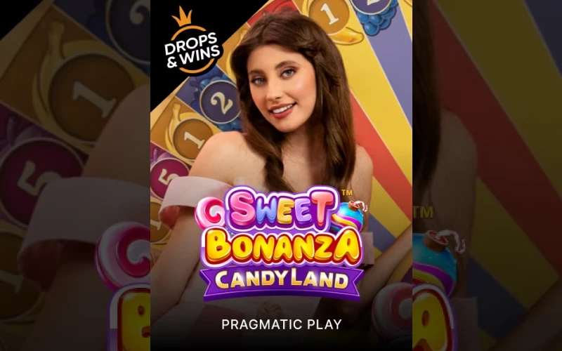 Step into the game show and win sweet prizes with Sweet Bonanza Candyland at 1Win.